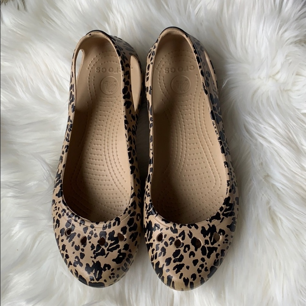Leopard Crocs